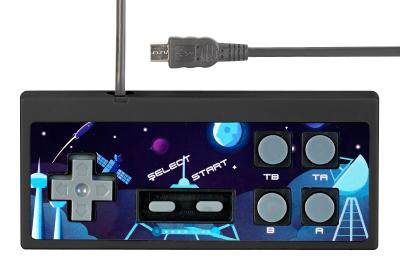MGT Mobile Games Technology 2in1-Retro-Spielekonsole, 7-cm-Farbdisplay (2,8"), 200 Spiele, 8 Bit