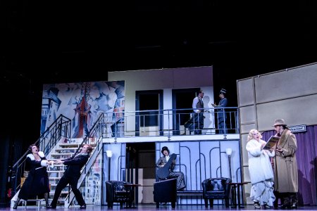 Szenenfoto aus der Oper "Jonny spielt auf", Copyright: Peter van Heesen