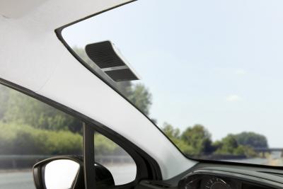 Callstel Kfz-Freispechsystem mit Solar-Panel, Bluetooth 4.0, Multipoint und DSP