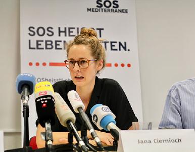 Pressekonferenz in Berlin am 23.08.19 mit SOS MEDITERRANÉE und Ärzte ohne Grenzen