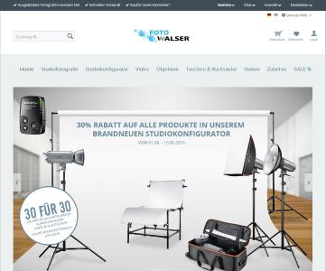 Neuer Webshop www.foto-walser.de