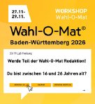 Thesen für den Wahl-O-Mat entwickeln: Jetzt bewerben und Redaktionsmitglied werden!