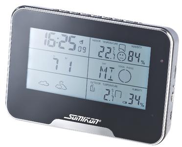 NX 4135 1 Somikon Full HD Überwachungskamera mit Funk Wetterstation