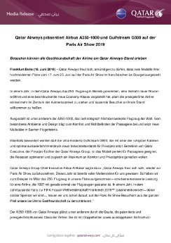 2019-06-18- Qatar Airways präsentiert Airbus A350-1000 und Gulfstream G500 auf der Paris Ai.pdf