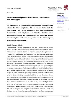 Pressemitteilung Neues Therapieangebot Drums for Life im Passauer Wolf Bad Gögging.pdf
