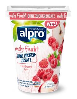 Soja-Joghurtalternative Himbeere-Apfel von Alpro