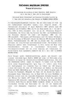 PR Info ASE Kongress Raumfahrt Schulevent 3. Juli 2013 im Technik Museum Speyer.pdf