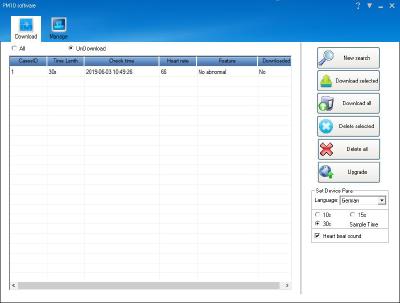 NX 4590 06 newgen medicals Mobiles medizinisches EKG Messgeraet mit Software Screen