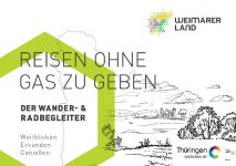 Titelseite des Wander- und Radbegleiters 