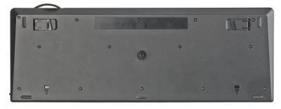 GeneralKeys USB-Standardtastatur mit Fingerabdruck-Scanner