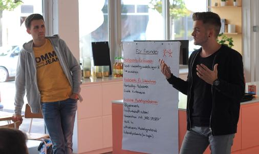 Lernen, Erleben und Umsetzen, das erste BootCamp der GründerWerkstatt war nicht nur abwechslungsreich, sondern auch motivierend und inspirierend / Foto: Marco Odenwälder