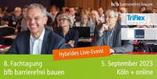 Der jährliche Branchen-Treff informiert über aktuelle Herausforderungen, Konzepte und Chancen des barrierefreien und demografiefesten Bauens. Foto: bfb barrierefrei bauen