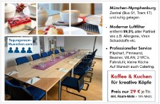 Preis pro Tln. nur 29 € + MwSt. - Tagungsraum-Muenchen.com