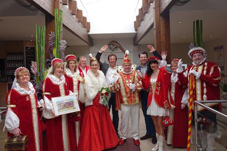 Koblenzer Tollitäten entspannen im monte mare Andernach
