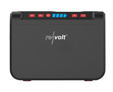 revolt Mini-Solar-Konverter & Powerbank HSG-240, 24 Ah, 12/230 V, USB, LED, 120 Watt