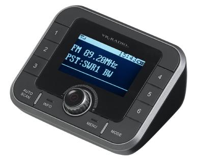 VR-Radio DAB+/FM-Tuner DOR-280.bt für Streaming an HiFi-Anlage & Lautsprecher, Bluetooth
