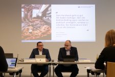 Pressekonferenz bei der Handwerkskammer Mannheim Rhein-Neckar-Odenwald: Präsident Klaus Hofmann (links) und Hauptgeschäftsführer Jens Brandt (rechts) sprachen über die Entwicklung des regionalen Handwerks im vergangenen Jahr und die Aufgaben der Zukunft, Foto Handwerkskammer