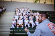 Heinz von Heiden-Tag bei der 96-Fußballschule unter dem Motto "Massiv gegen Mobbing" in der 96-Akademie