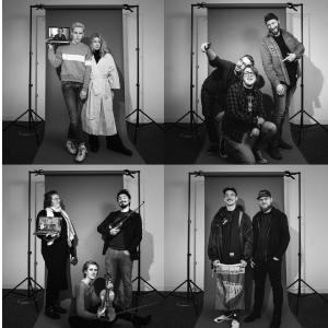 CLOSEUP Bremen-Teams 2021 | v.l. The Tank: Marcel Becker-Neu, Falk Helmbold, Sarah Frede | Grilli Gib(t) Nicht Auf!: Florian Vey, Christian Wesemann, Sören Zehle | Kammerensemble Konsonanz: Claudio Diaz, Claudia Beißwanger, Karoline Ott und David Cisternas | Seestadt Archiv: Niklas Piatkowski, Jan Braetsch | Fotos (c) nordmedia/Magdalena Stengel
