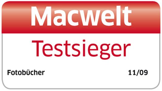 Testsieger des Magazins Macwelt: das CEWE FOTOBUCH