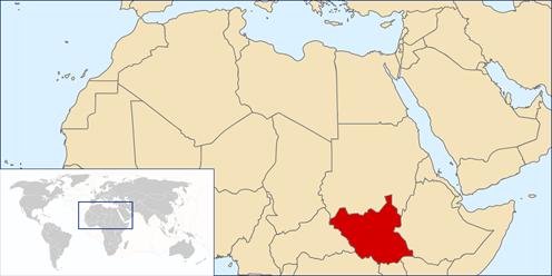 Südsudan © Grafik: LouisianaFan/Wikimedia Commons