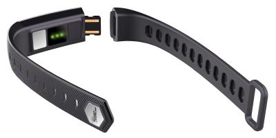newgen medicals Fitness-Armband FBT-105 mit Blutdruck-Anzeige, Herzfrequenz & Bluetooth, IP67