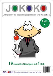 JOKOKO Set 1 - 19 einfache Übungen mit 1 Ball