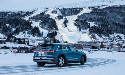 In Åre, dem Austragungsort der Ski-Weltmeisterschaften 2019, zu deren Hauptsponsoren Pirelli gehört, debütiert der neue Ice Zero 2 an einem Audi e-tron
