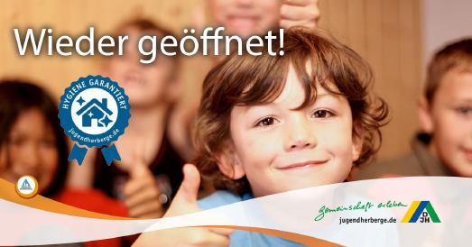 Jugendherbergen öffnen zu den Pfingstferien