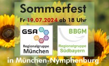 Sommerfest am 19. Juli 2024 - ab 18 Uhr in München-Nymphenburg