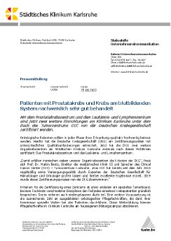 250822_PM_Patienten mit Prostatakrebs und Krebs am blutbildenden System nachweislich sehr gut be.pdf