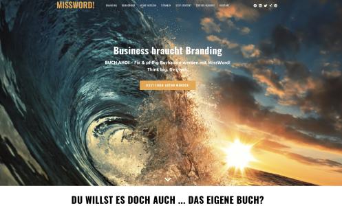 Onepager MissWord! vom Stapel gelaufen - auf dem Weg zum Blue Ocean