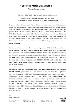 PR 35 Jahre STARS WARS Sonderausstellung im Technik Museum Speyer 2012.pdf
