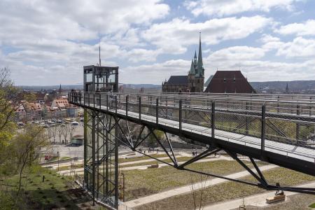 Panoramaaufzug Zitadelle Petersberg BUGA 2021