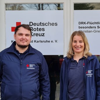 Konstantin Gnatz und Katrin Huber Leiter des Christian-Griesbach Haus.JPG