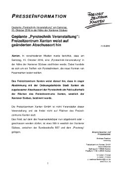 PI Information der FZX zu einer Pyrotechnikveranstaltung bei Xantener Suedsee am Sa-1510201.pdf