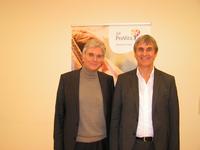 Wolfgang Maly (links) und Andreas Schöfbeck (rechts) bei der Veranstaltung der BKK ProVita