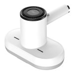 Sichler Haushaltsgeräte 2in1-Akku-Milbensauger SMD-35 und UV-C-Flächendesinfektion, Vibration, HEPA