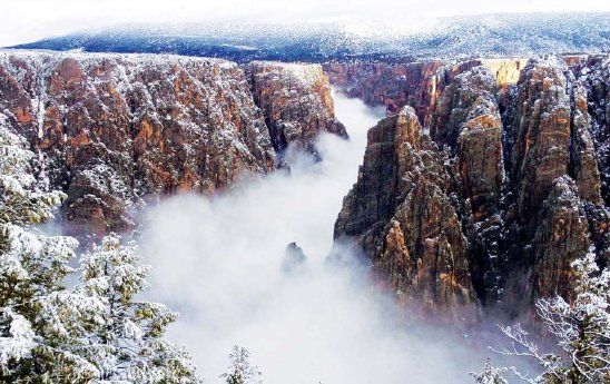 Schneetreiben im Black Canyon of the Gunnison National Park (c) Colorado Tourism Office.jpg