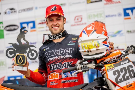 Tom Koch (Kosak KTM) gewinnt auf Bridgestone das sechste Rennen der ADAC MX Masters 2024 in Gail.jpg