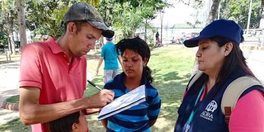 ADRA Kolumbien hilft venezolanischen Migranten © Foto: ADRA Colombia/AdventistWorld.org
