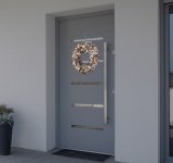 infactory Advents- und Weihnachtskranz mit LED-Beleuchtung