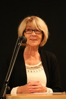 Rosemarie Müller bei der Preisverleihung für „Gute Beispiele im Ehrenamt“ vor drei Jahren: „Jede Aktion und jedes Projekt ist großartig“. Foto: Gaby Richter