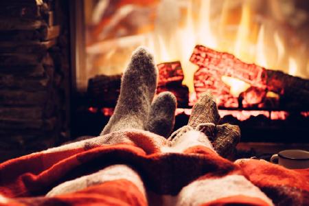 Im Winter vor dem Kamin liegen und die Wärme genießen - das wünschen sich viele!