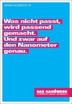 Passgenau bis auf den Nanometer
