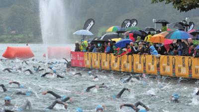 Allgäu Triathlon - Schwimmstation