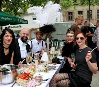 Erlanger Bürger-Brunch - Fantasievolle Tische werden prämiert (Foto: HJKrieg, hl-studios, Erlangen)
