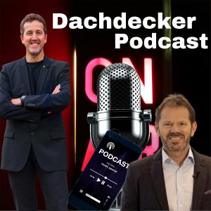 Karl-Heinz Krawczyk (li.) und Michael Zimmermann (re.) starten eine gemeinsame Podcast-Serie für und über das Dachdeckerhandwerk