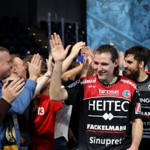 HC Erlangen: Johannes Sellin war ein der Tor-Lieferanten gegen Leipzig / Jocki_Foto, Erlangen