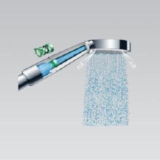 Wasser sparen: Die ausgeklügelte Durchflussbegrenzung in hansgrohe Brausen senkt den Wasserverbrauch auf 9 bzw. 6 l/min / Copyright: hansgrohe / Hansgrohe SE